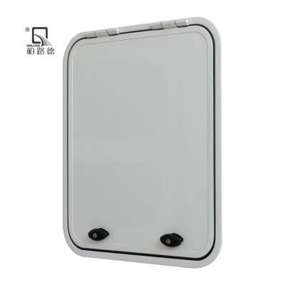 White Frame Water Proof Lockable Exterior RV Hatch Escape Door caravan hatch for camper part