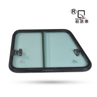 Aluminum panel sliding side window for engineering van device