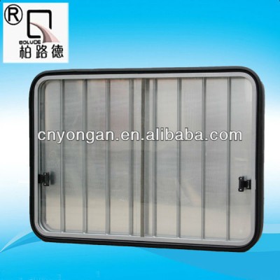 aluminum frame side sliding steel structure modular log cabin window